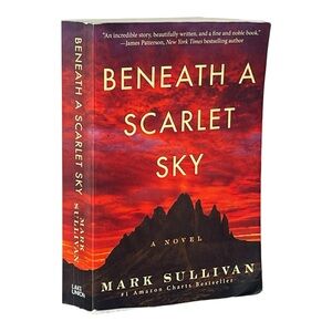 Beneath A Scarlet Sky by Mark Sullivan Bestseller Paperback Bestselling Book